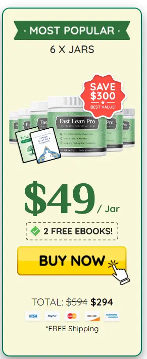Fast Lean Pro- 6 X JARS
