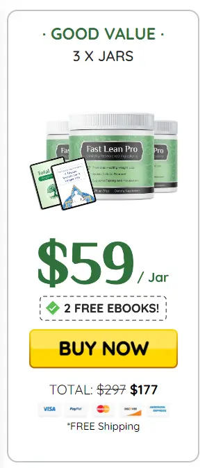 Fast Lean Pro - 3 X JARS